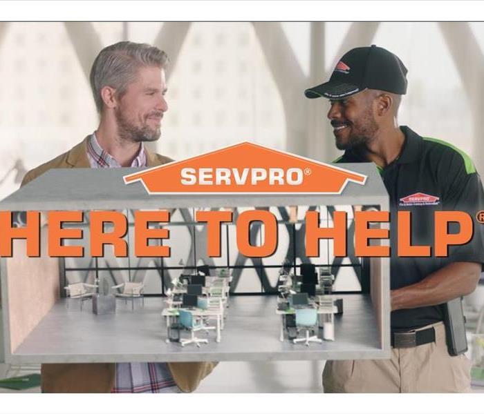 SERVPRO logo Here to help